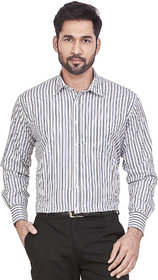 Karma Men Thin Striped Regular Fit Formal Shirt