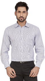 Karma Men Pin Stripe Regular Fit Formal Shirt