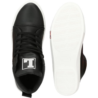 black high ankle shoes