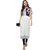 Janasya Women's Off White Printed Crepe Straight Kurti