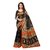 Indian Beauty Black Bhagalpuri Silk Printed Saree With Blouse