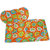 Nappy Changing Mat/Bed Protector Sheet/Cotton Changing Mat with 3 heart shape mat for o to 6 month babies 73 cm X 48 cm