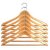 SAIMA Set Of 12 Wooden Hangers with ANTI SKID BAR