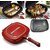 SAIMA  Happy-Call Non-stick Double-Sided-Pan-Big-SizeDouble Pan, Omelette Pan, Flip Pan, Square, Dishwasher Safe