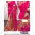 Priyanka's Women's Pink Embroidered Net Wedding Saree With Blouse