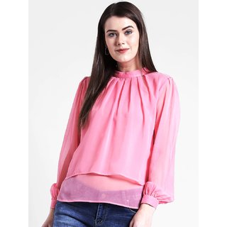 girls pink top