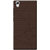 Professional Strip Back Cover For Vivo Y51 - Brown