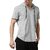 PAUSE Silver Solid Cotton Hood Slim Fit Half Sleeve Men's T-Shirt