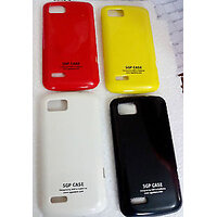 Lava Xolo A800 Hard Plastic Back Cover Case SGP High Quality Material-WHITE