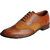Fausto Men's Tan Formal Lace Up Brogue Shoes