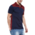 Urbano Fashion Men's Maroon, Navy Half Sleeve Cotton Polo T-Shirt