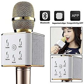 Karaoke Music With Handheld Mike / Mic With Bluetooth Speaker Portable Multi-function Wireless