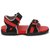 Sparx Kids SS-109 Black Red Sandals