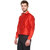 Khoday Williams Men's Red Poly Silk Solid Party Shirt