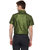 Khoday Williams Men's Green Poly Silk Solid Party Shirt
