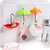 Umbrella Shape Clothes Key Hat Holder Wall Hook Colorful Home Decoration Shelves Hanger Rack 3PCS/set