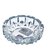 Alfa White Kesar Zems Imported Tortoise House Glass Crystal Tortoise in Plate 5x5 inch Fang Shui Vastu Set
