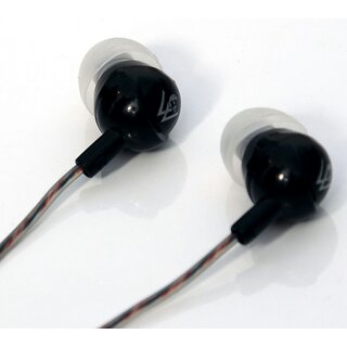 Pack of 2 Brand New Heavy Bass Earphones with 3.5mm Jack and mic - Black