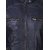 Demind Blue Pu Leather Jacket For Men, Boys