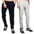 White Moon Men's Ultra Cotton Blend Track Pants Lower ( Pack Of 2 )