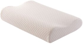 IMPORTIKAAH Contour Cervical Orthopaedic Memory Foam Pillow - 60x40 cm, White