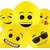 Smartcraft Emoji Balloons Latex Yellow Emoji Smiley Balloons (Pack of 25)