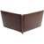 NUKAICHAU Brown Genuine Leather Wallet forMen's