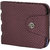 Martell Genuine Purple Buckle Lock Leather Wallet For Men/Boys