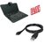 Combo 20.32 cm (8 Inch) Tablet Keyboard Free One V8 Data Cable