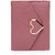 Code Yellow Women's Heart Shape Mini PU Pink Leather Wallet Card Holder Purse