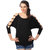 Aashish Garments - Black Cold Shoulder Women Top