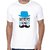 Crazy Sutra Half Sleeve Casual Printed Unisex Boy's/Girl's/Men's/Women's White Premium Dry-Fit Polyester Tshirt [T-AawaraHoon_S_M]