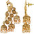 Asmitta Fancy Gold Kundan Gold Plated Jhumki Earring For Women