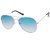 Davidson Blue Aviator Sunglasses ( DN-042-SKYBLUE-ATR )