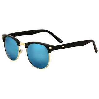 Davidson Blue Wayfarer Sunglasses ( DN-015-NBLACKBLUEMUR-WFR )