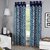Cloud India Door  Window Supremo Curtains Polyster Living Room  Bed Room Curtains Pack of 2 With Attractive Color