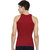 SOLO Men's Designer Cotton Color Vest Soft Stretchable Casual Sleeveless Red Color