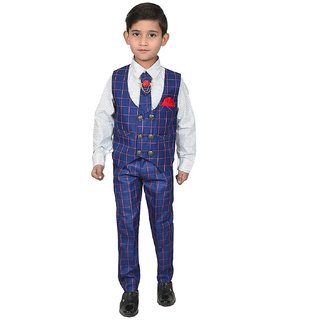 Buy Premium Suit For Kids Package Contain Waist Coat Pant Shirt
