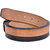 Ajeraa Brown Pure Leather Belt for Men