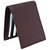 Sunshopping mens tan and brown leatherite needle pin point buckle belt combo with white socks and brown wallet (Pack of four)