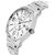 Gravity Men White Stainless Steel Day Date Analog Watch