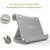 Tizum Anodized Aluminum Portable Stand for All Smartphones (Anti Slip BaseSilverFits 4-10 inch Devices)