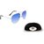 Victoria Blue Aviator Sunglasses With Box
