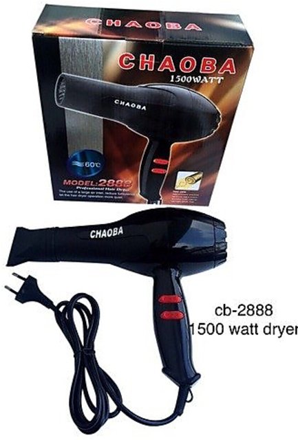Buy CHAOBA Professional 2888 HAIR DRYER 1500 WATTS Online @ ₹625 from  ShopClues
