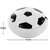 SHRIBOSSJI Football Game Toy Soccer Disc for Kids with Foam Bumper and LED Lights Football Kit