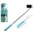 Combo of BW Selfie Stick and Cleaning Kit (Assorted Colors)