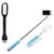 Combo of BW Selfie Stick and USB LED Light (Assorted Colors)