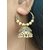 Girlypick.com Golden Oxidized Jhumka Earrings for Girls