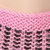 U.K size 6 Handmade Woolen Socks 100 soft KC Women Socks (Pink  Black) peacock design