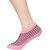 U.K size 8 Handmade Woolen Socks 100 soft KC Women Socks (Pink  Black) peacock design.
